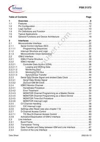 PSB 21373 H V1.1 Datasheet Page 3