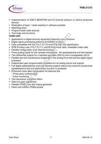 PSB 21373 H V1.1 Datasheet Page 11