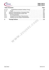 PSB 21384 H V1.3 Datasheet Page 10