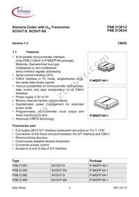 PSB 21384 H V1.3 Datasheet Page 15