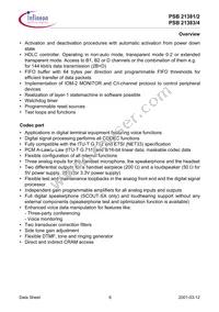 PSB 21384 H V1.3 Datasheet Page 16