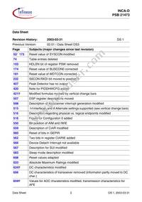 PSB 21473 F V1.3 Datasheet Page 2