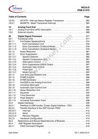 PSB 21473 F V1.3 Datasheet Page 10