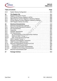 PSB 21473 F V1.3 Datasheet Page 13