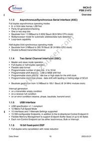 PSB 21473 F V1.3 Datasheet Page 16