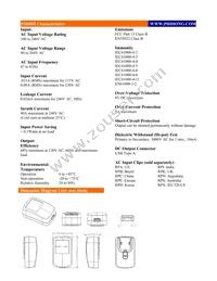 PSB05R-050Q(A)-RPA Datasheet Page 2