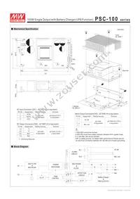 PSC-100B-C Datasheet Page 2