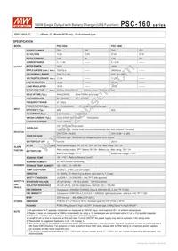 PSC-160A Datasheet Page 2