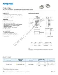 PSC08-11YWA Datasheet Cover