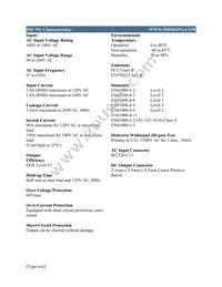 PSC75U-560-R-CR2 Datasheet Page 2