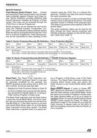 PSD834F2V-15J Datasheet Page 22