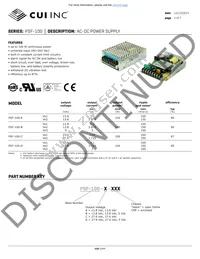 PSF-100-D-CNF Datasheet Cover