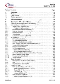 PSF 21150 H V1.4 Datasheet Page 4