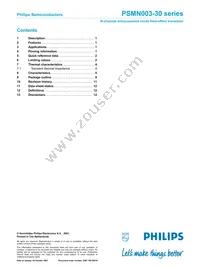 PSMN003-30B Datasheet Page 13