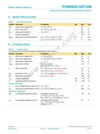 PSMN004-36B Datasheet Page 2
