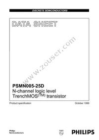 PSMN005-25D,118 Cover