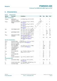 PSMN005-30K Datasheet Page 5