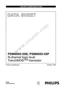 PSMN005-55P Datasheet Cover