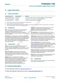 PSMN005-75B Datasheet Page 12