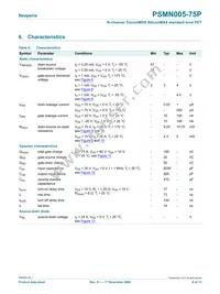 PSMN005-75P Datasheet Page 6