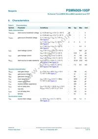 PSMN009-100P Datasheet Page 6