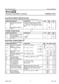 PSMN009-100W Datasheet Page 2