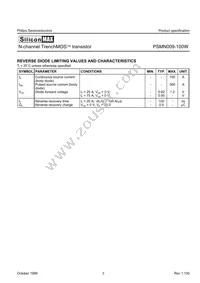 PSMN009-100W Datasheet Page 3