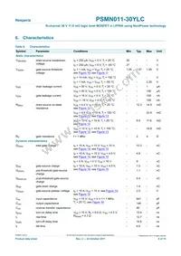 PSMN011-30YLC Datasheet Page 6