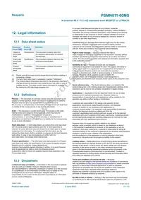 PSMN011-60MSX Datasheet Page 11