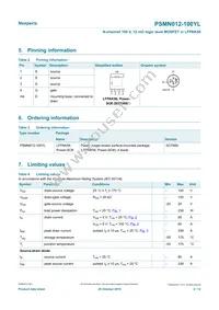 PSMN012-100YLX Datasheet Page 2