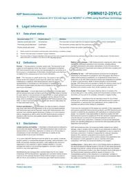 PSMN012-25YLC Datasheet Page 13