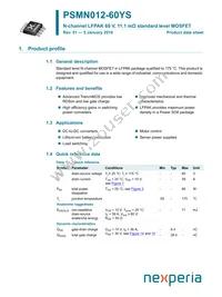 PSMN012-60YS Datasheet Cover