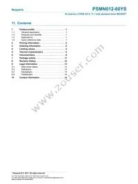 PSMN012-60YS Datasheet Page 15