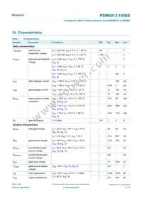 PSMN013-100BS Datasheet Page 5