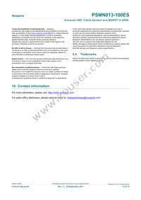 PSMN013-100ES Datasheet Page 13