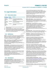 PSMN013-100YSEX Datasheet Page 11