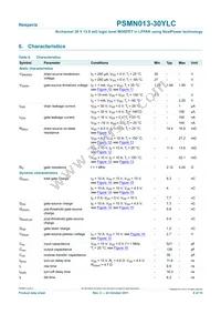 PSMN013-30YLC Datasheet Page 6