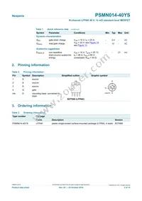PSMN014-40YS Datasheet Page 2