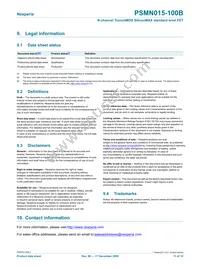 PSMN015-100B Datasheet Page 11