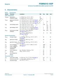 PSMN015-100P Datasheet Page 5