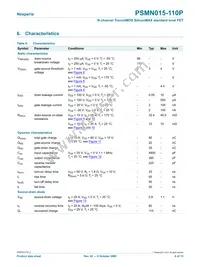 PSMN015-110P Datasheet Page 6