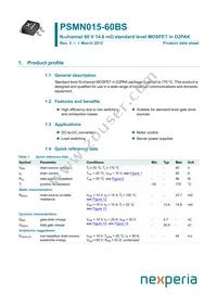 PSMN015-60BS,118 Cover