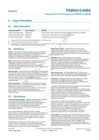 PSMN015-60BS Datasheet Page 11