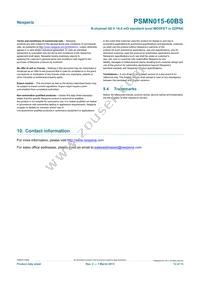 PSMN015-60BS Datasheet Page 12