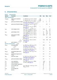 PSMN015-60PS Datasheet Page 6