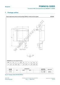 PSMN016-100BS Datasheet Page 10