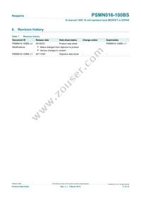 PSMN016-100BS Datasheet Page 11