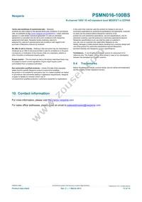 PSMN016-100BS Datasheet Page 13