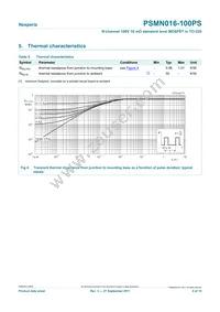 PSMN016-100PS Datasheet Page 4