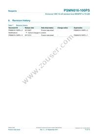 PSMN016-100PS Datasheet Page 11
